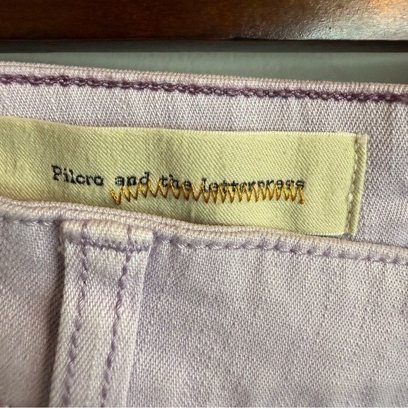 Pilcro and the Letterpress | Anthropologie | the STET Lavender Crop Jeans - Picture 4 of 12